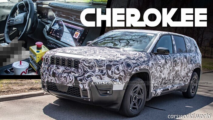 El Nuevo Jeep Cherokee Muestra Su Paquete De 5 Abs Y Tablero Estilo Wagoneer S | Carscoops